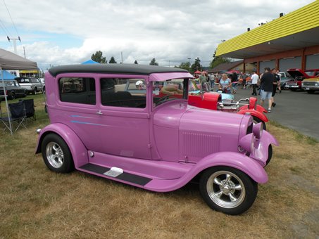 purple hot rod